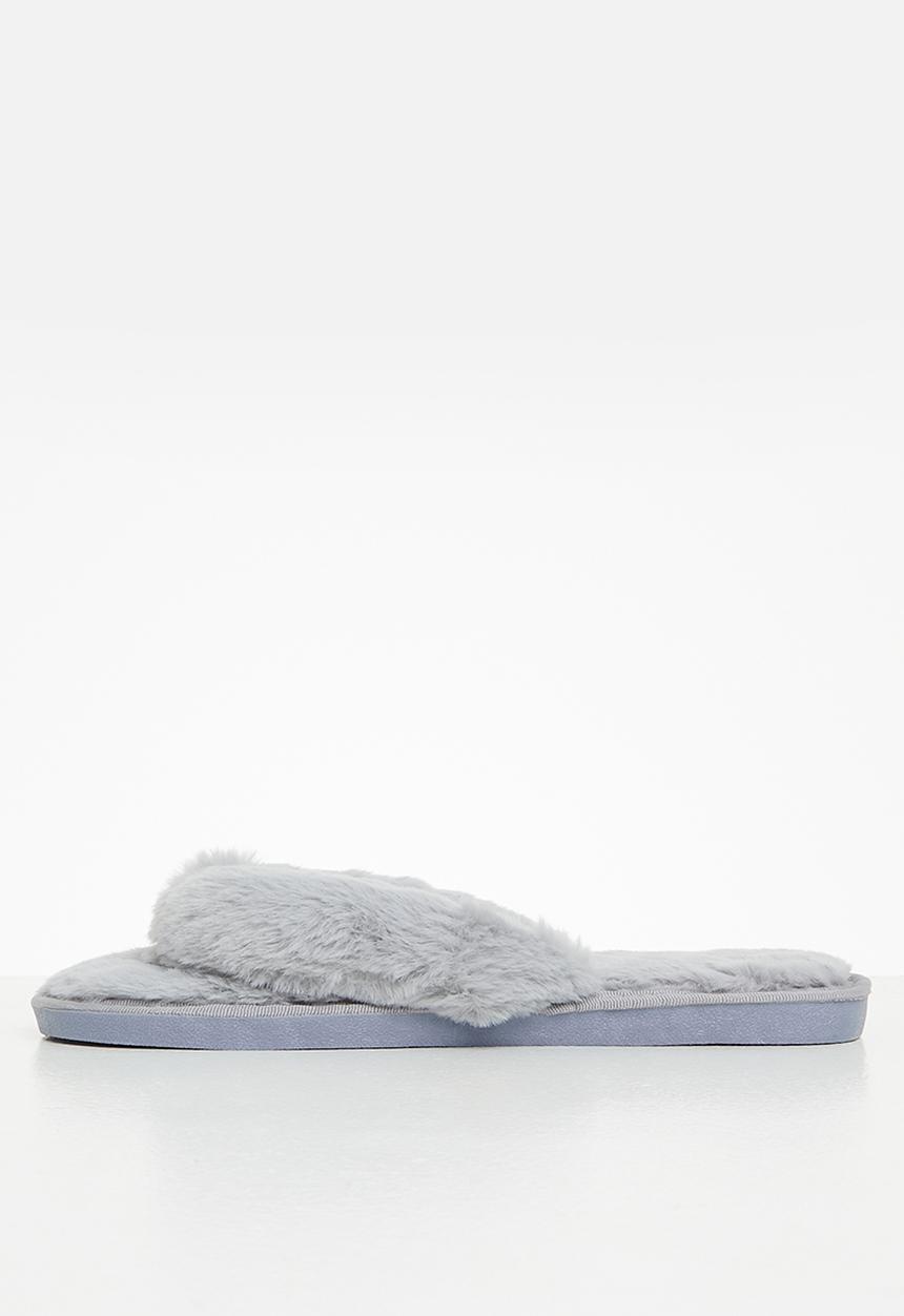 dailyfriday - Lindy soft touch tong slippers - grey