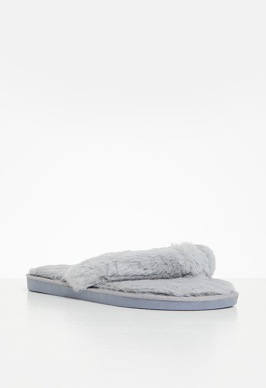 dailyfriday - Lindy soft touch tong slippers - grey