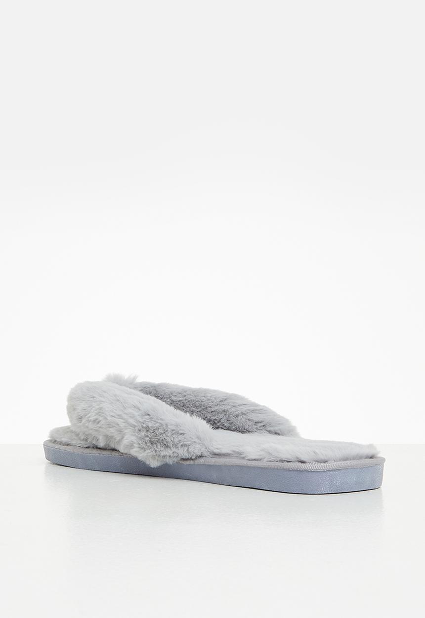 dailyfriday - Lindy soft touch tong slippers - grey