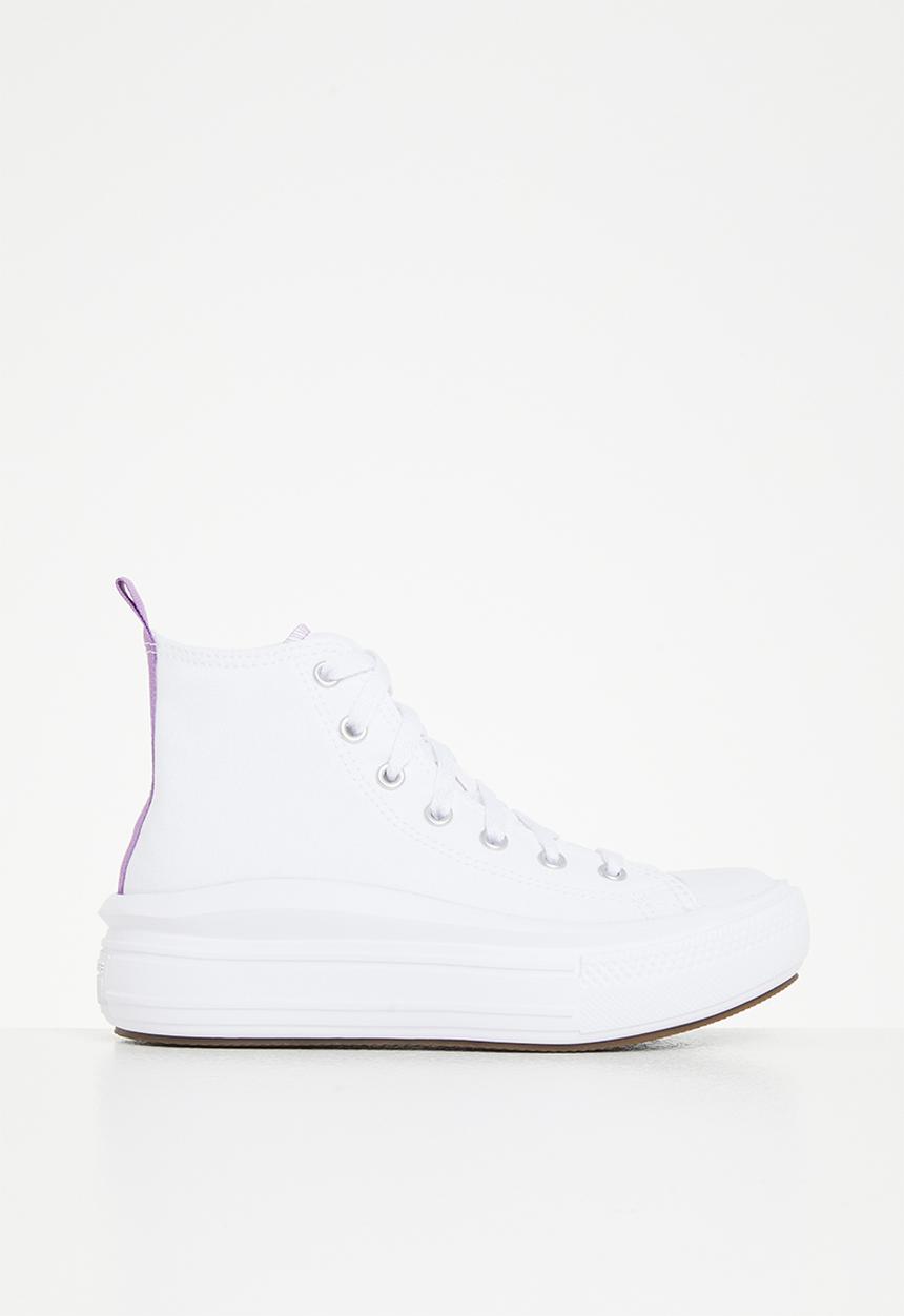 Converse - Chuck taylor all star move platform hi - white/pixel purple/white