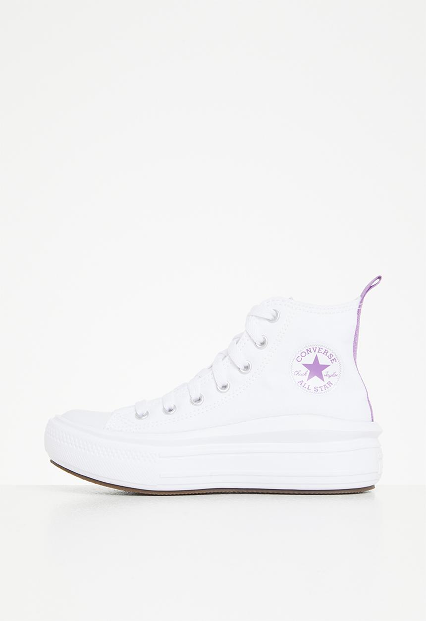 Converse - Chuck taylor all star move platform hi - white/pixel purple/white