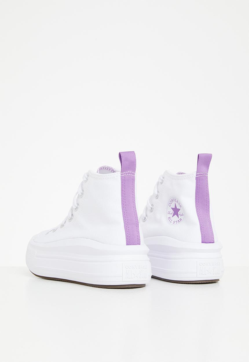 Converse - Chuck taylor all star move platform hi - white/pixel purple/white