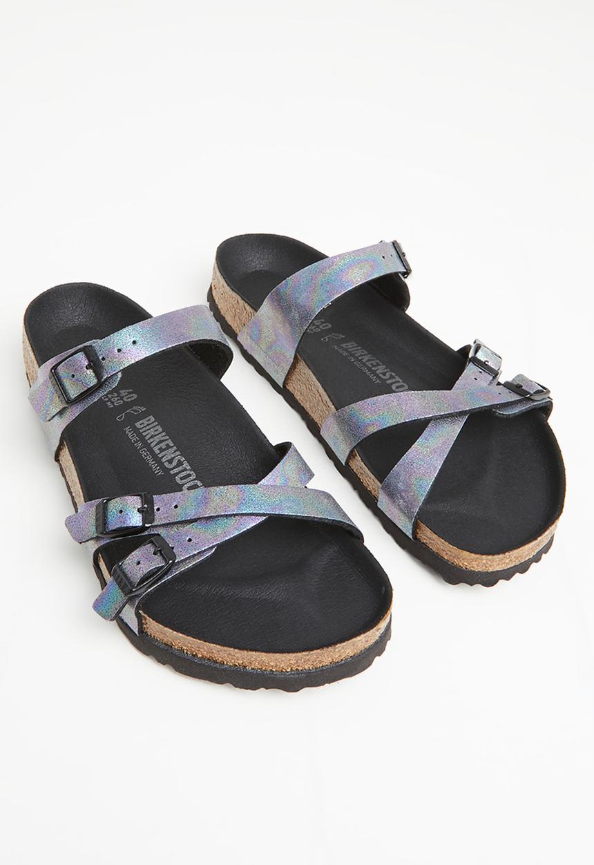 Birkenstock - Franca microfiber veg regular - iridescent black