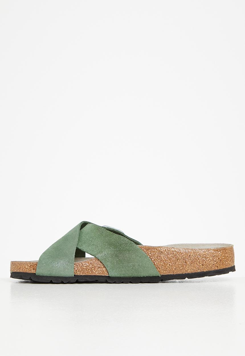 Birkenstock - Siena shimmer leather regular - thyme