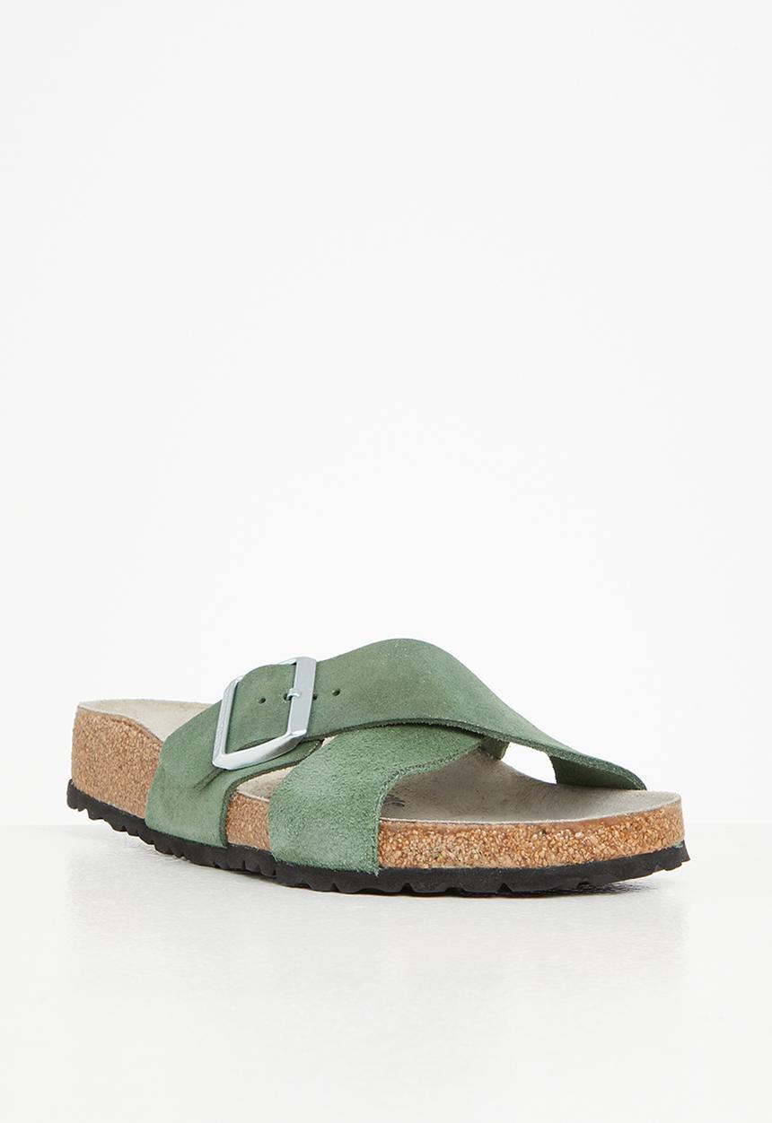 Birkenstock - Siena shimmer leather regular - thyme