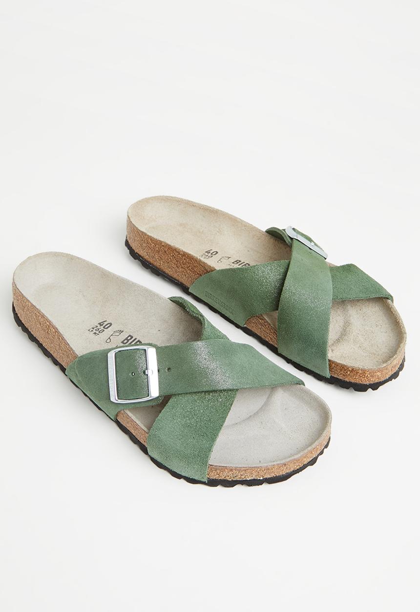 Birkenstock - Siena shimmer leather regular - thyme