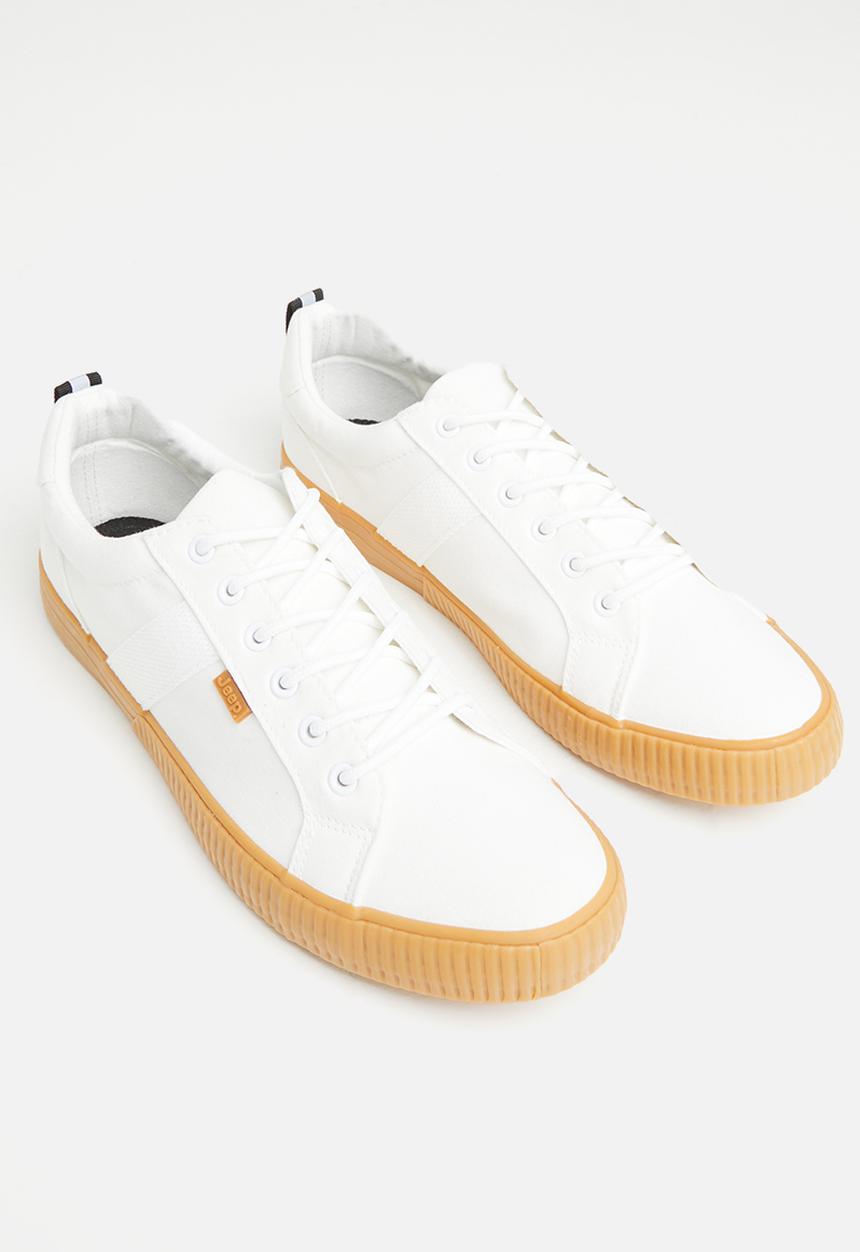 JEEP - Peg canvas sneaker ii - white