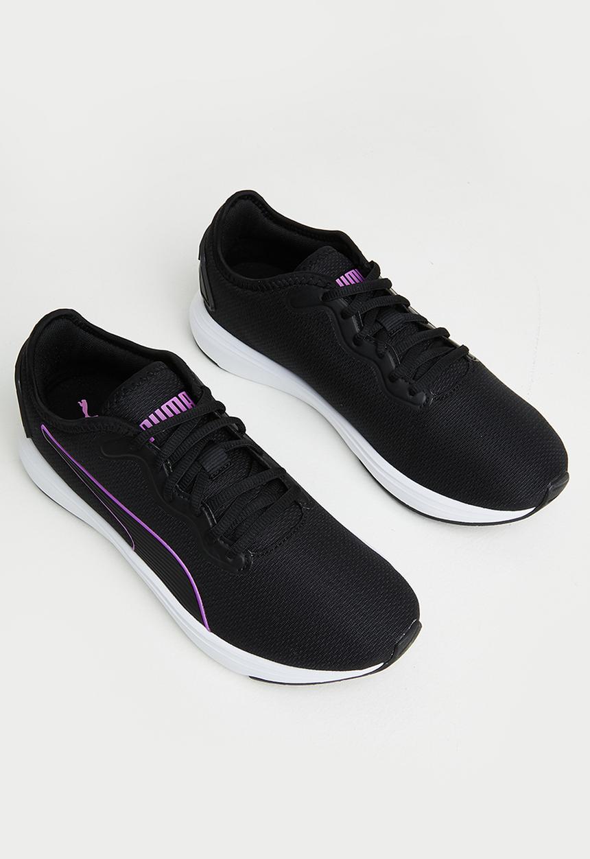 PUMA - Softride cruise - puma black/electric orchid