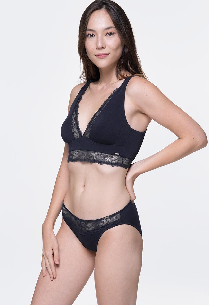 DORINA - Noemie non_padded bralette - ink