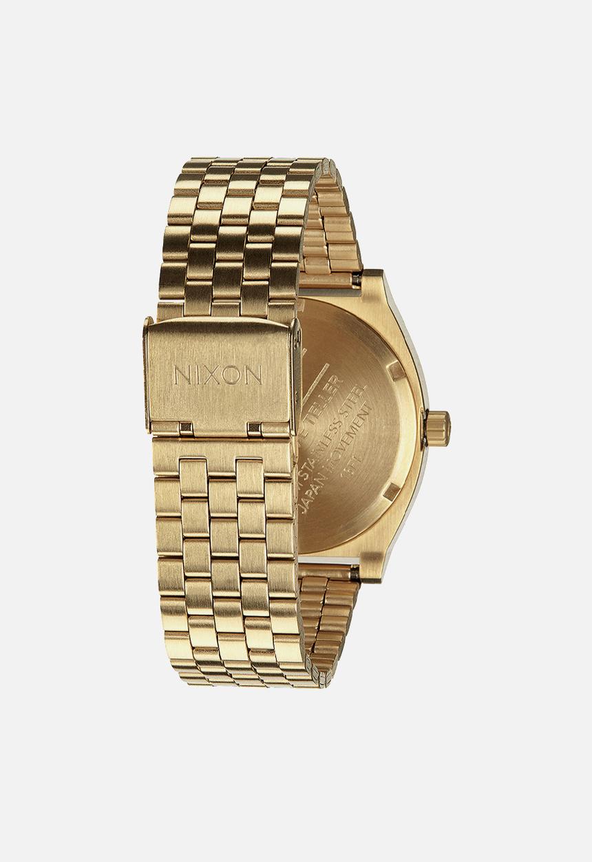 Nixon - Time teller - all light gold / cobalt