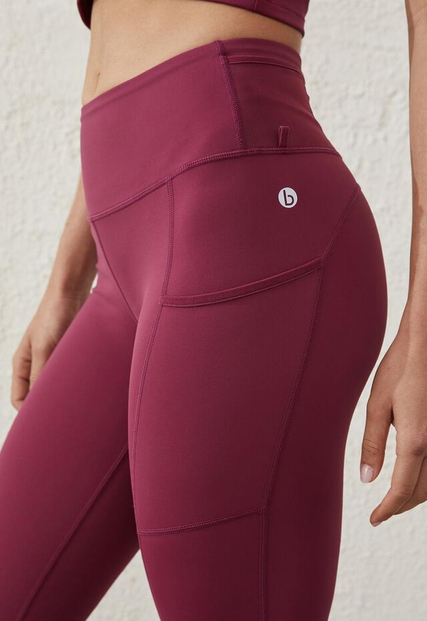 Cotton On - Smoothing explorer tight - red plum
