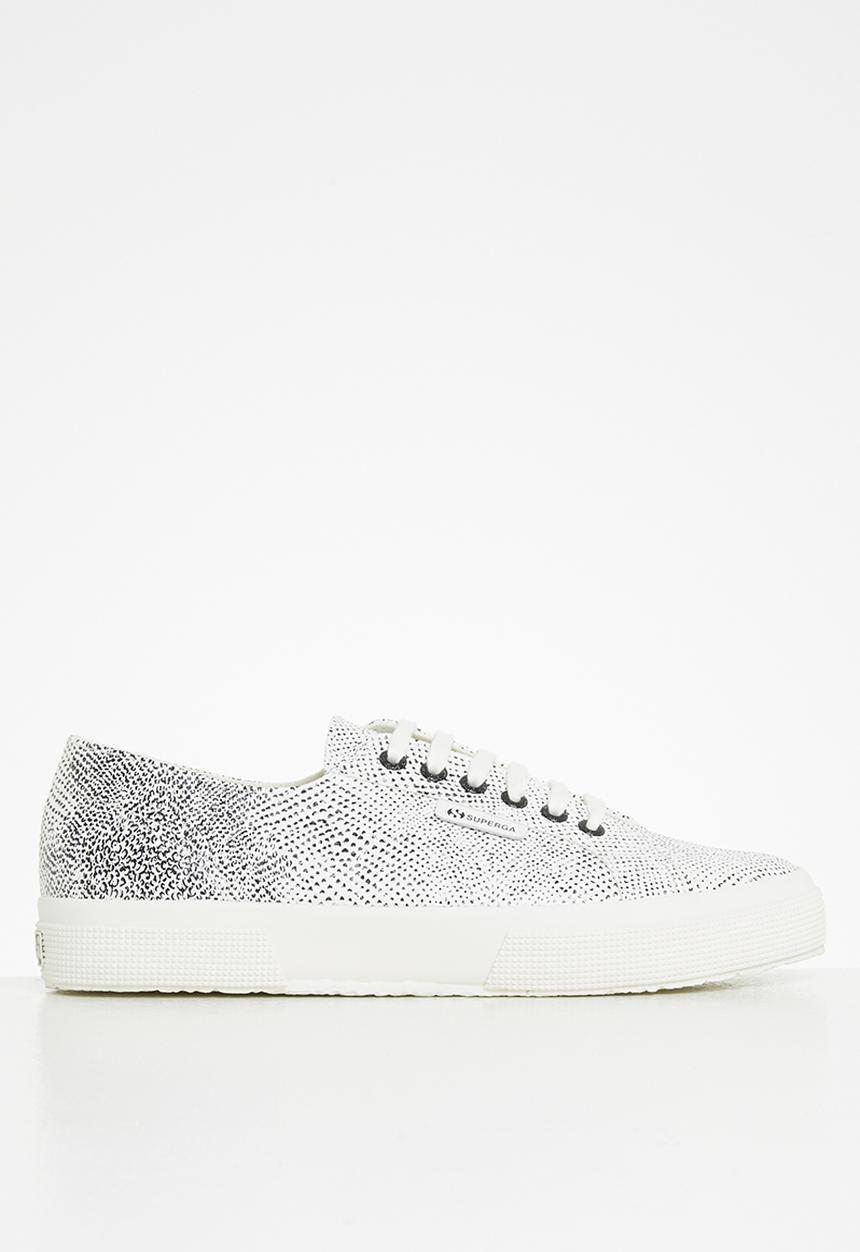 SUPERGA - Superga - a03 white avorio/black snake