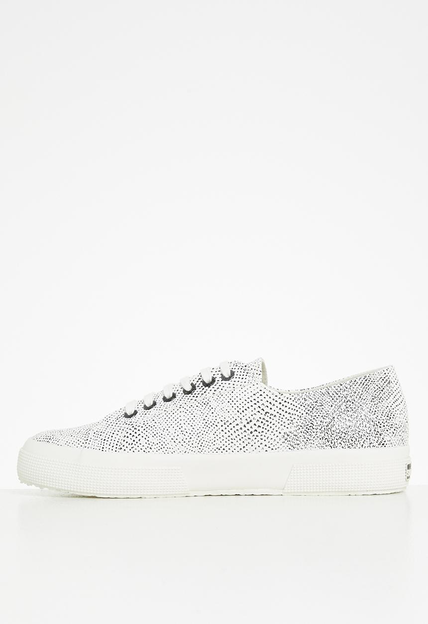 SUPERGA - Superga - a03 white avorio/black snake