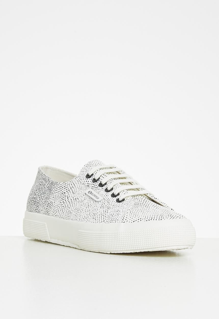 SUPERGA - Superga - a03 white avorio/black snake