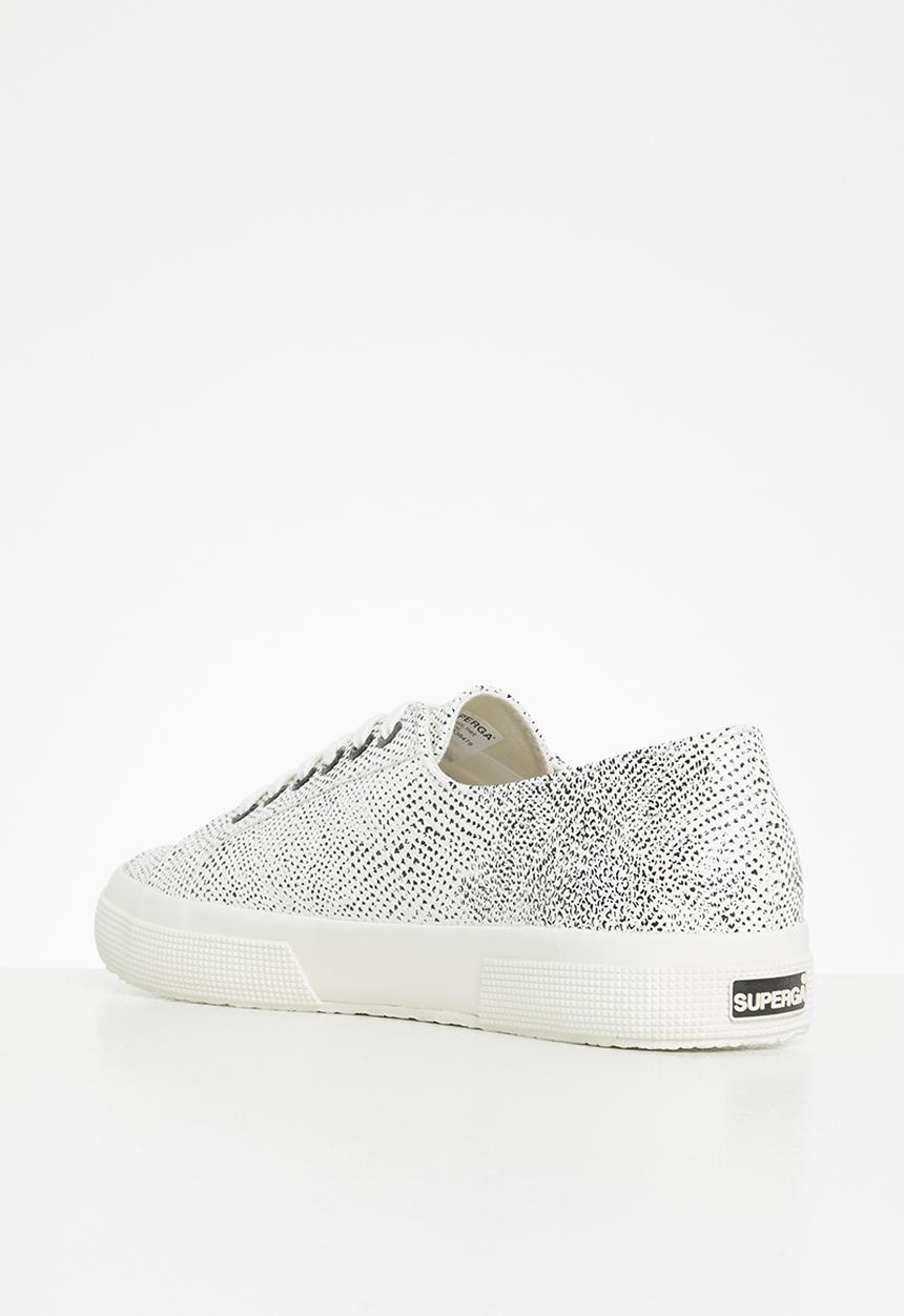 SUPERGA - Superga - a03 white avorio/black snake