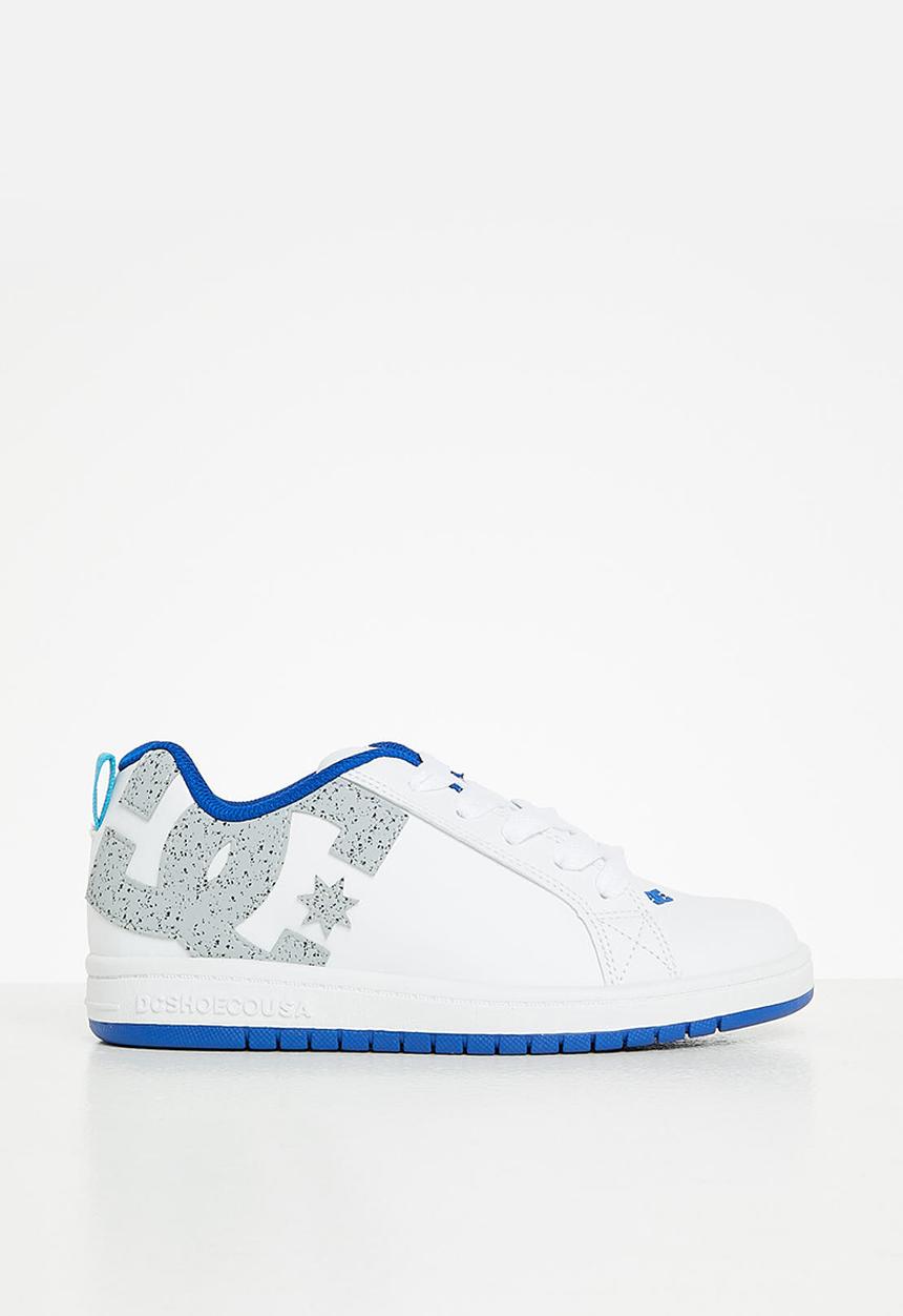 DC - Cupsole show court graffik - white, gret & blue