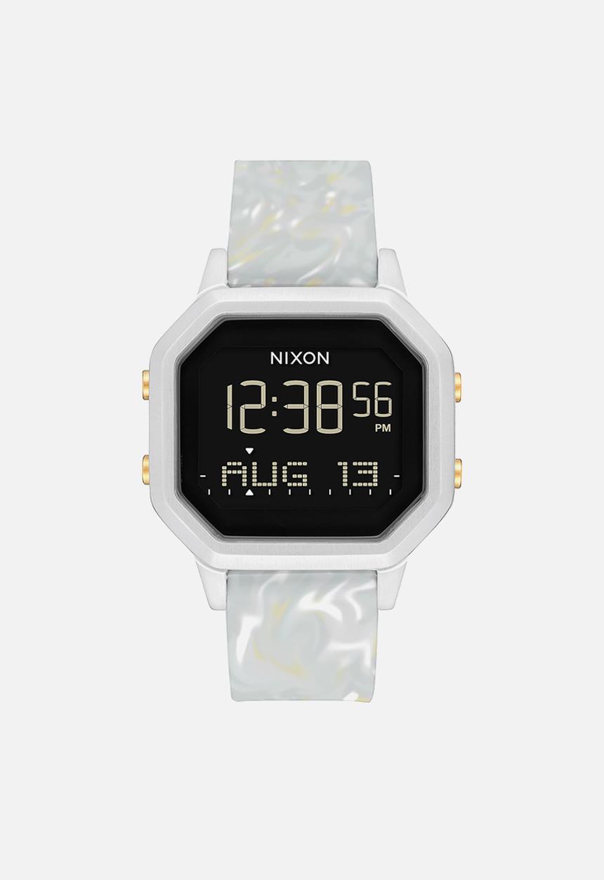 Nixon - Siren ss - silver & gray marble