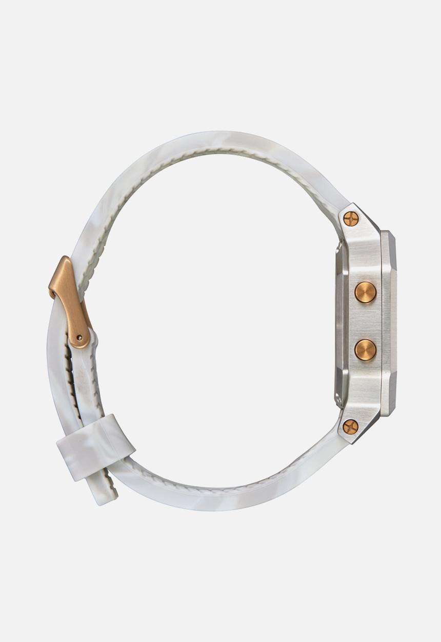 Nixon - Siren ss - silver & gray marble