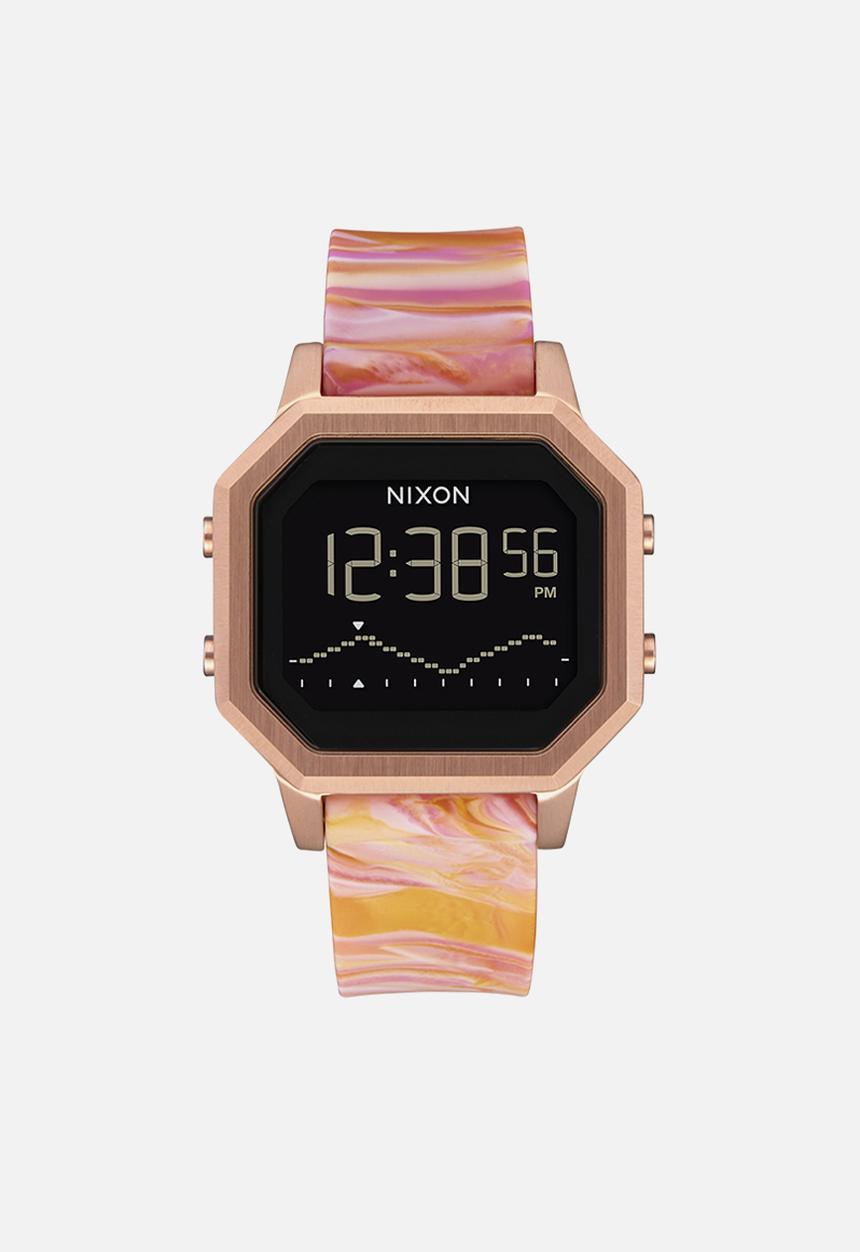 Nixon - Siren ss - rose gold & pink marble