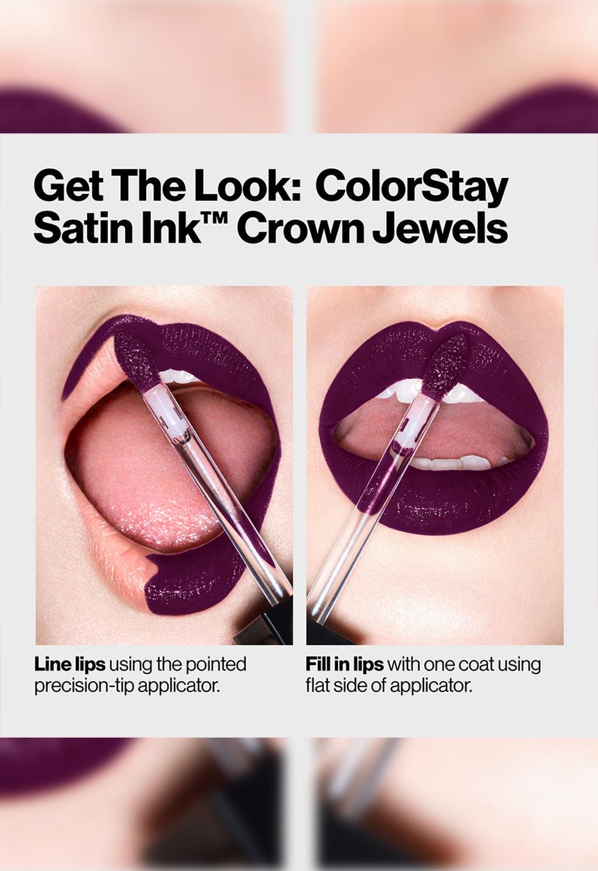 Revlon - ColorStay Satin Ink™ Crown Jewels Liquid Lipstick - Royal Amethyst