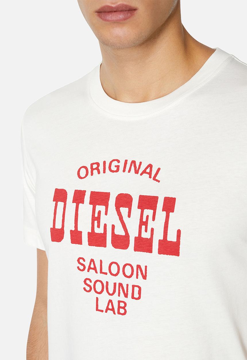 Diesel  - T-diegor-e12 short sleeve tee - ecru