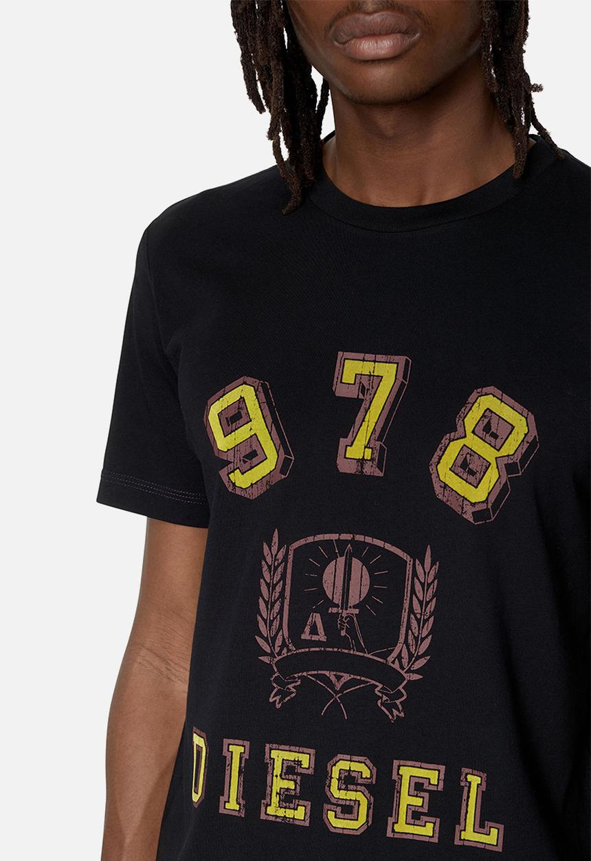Diesel  - T-diegor-e11 short sleeve tee - black