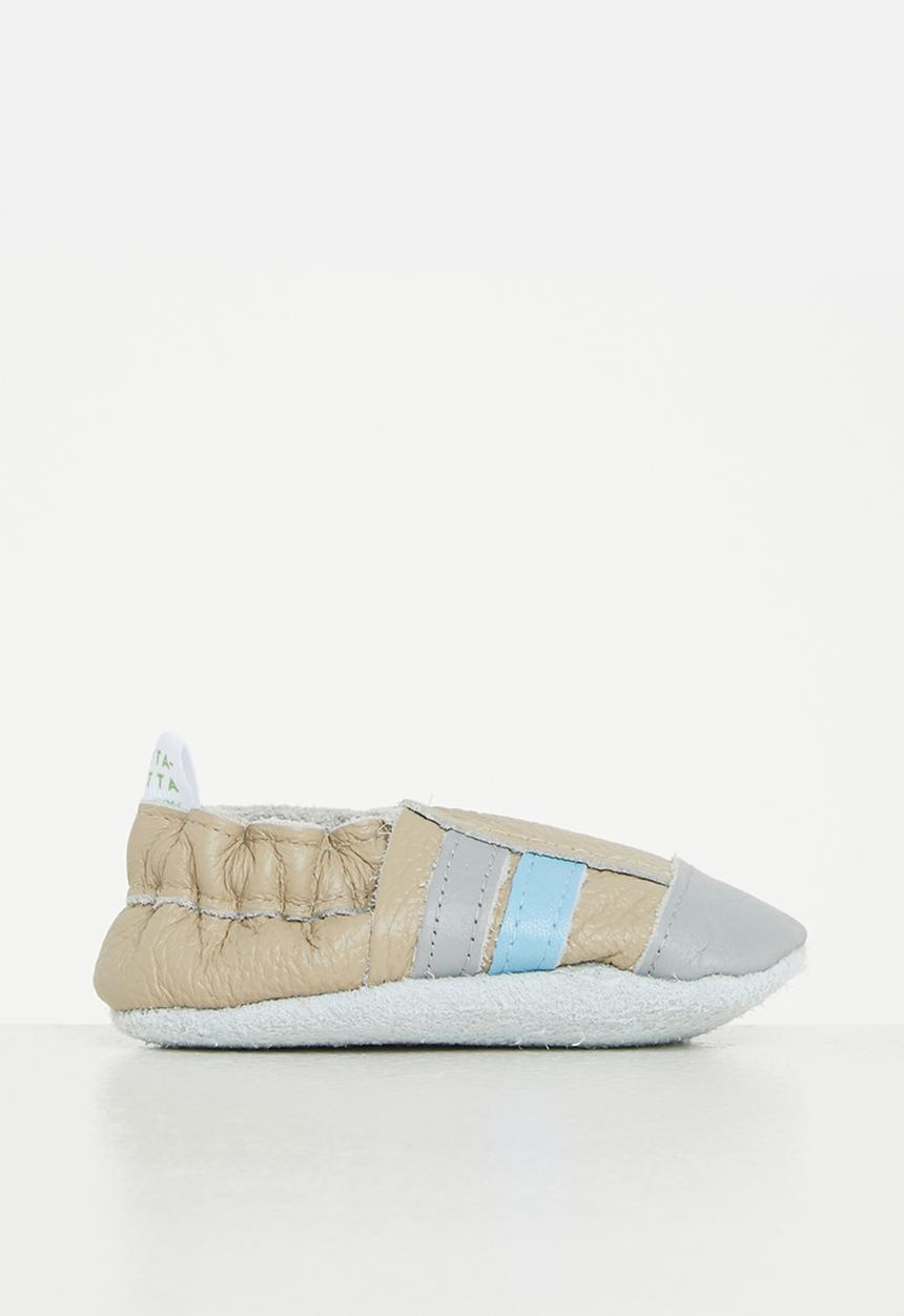 Pitta-Patta Shoes - Sporty boys shoes - stone