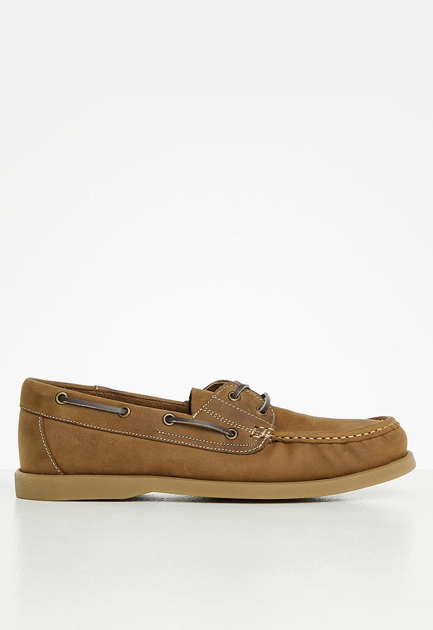 Grasshoppers - Josh leather slip-on - dark brown