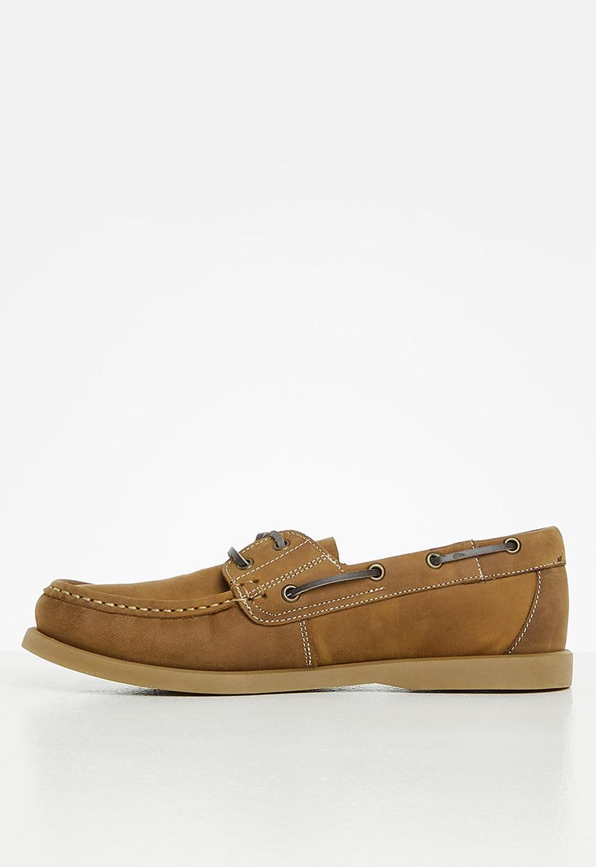 Grasshoppers - Josh leather slip-on - dark brown