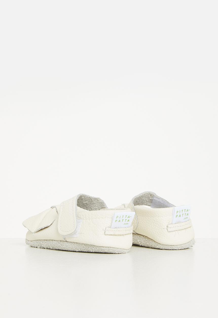Pitta-Patta Shoes - Baby girls bow pump - ivory