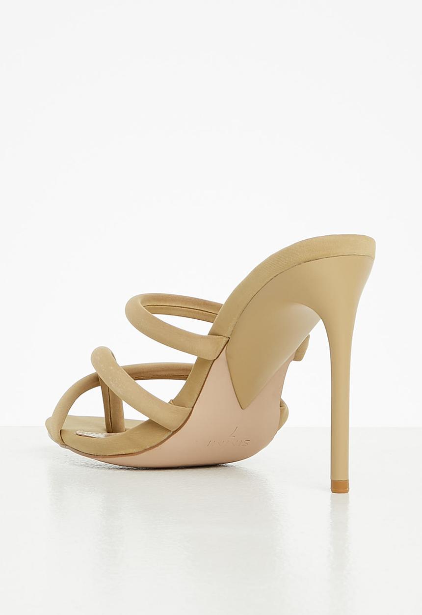 SIMMI London - Joella - 3 toe loop stiletto mule - beige