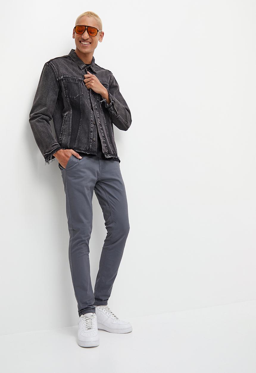 STYLE REPUBLIC - Marshall skinny chino - grey