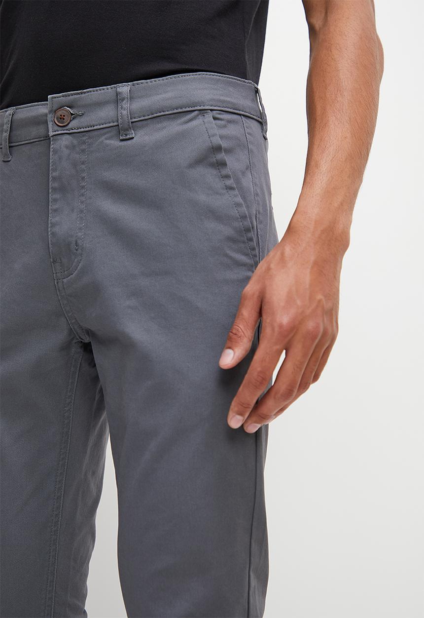 STYLE REPUBLIC - Marshall skinny chino - grey
