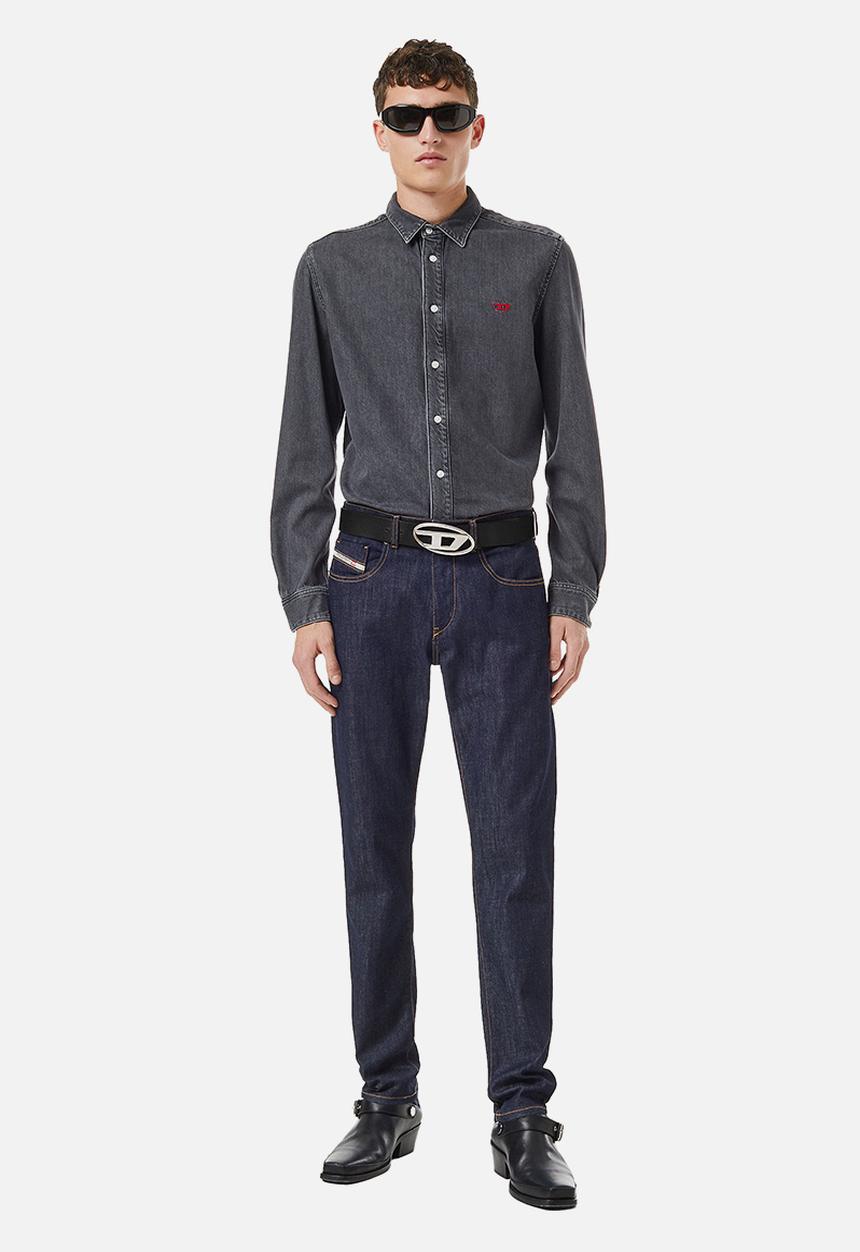 Diesel  - 2019 d-strukt skinny jeans - dark-wash blue