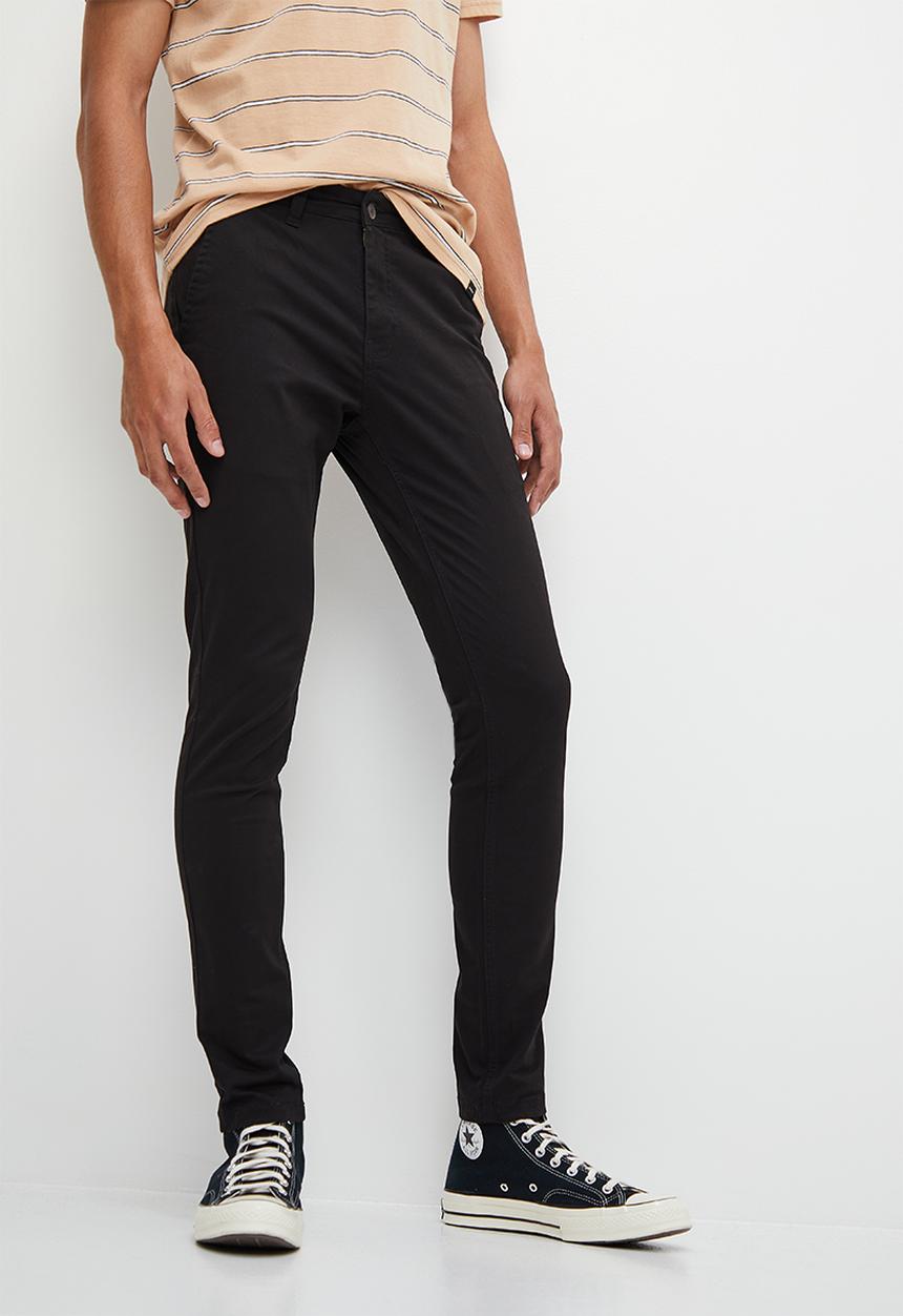 STYLE REPUBLIC - Marshall skinny chino - black