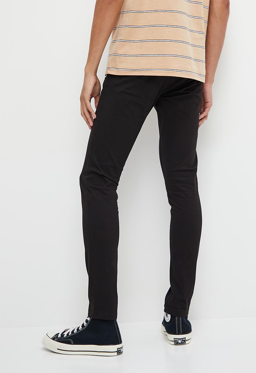 STYLE REPUBLIC - Marshall skinny chino - black