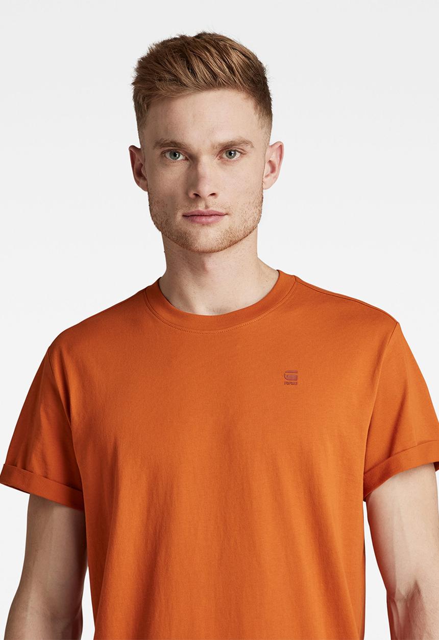 G-STAR - Lash r t short sleeve - gold flame