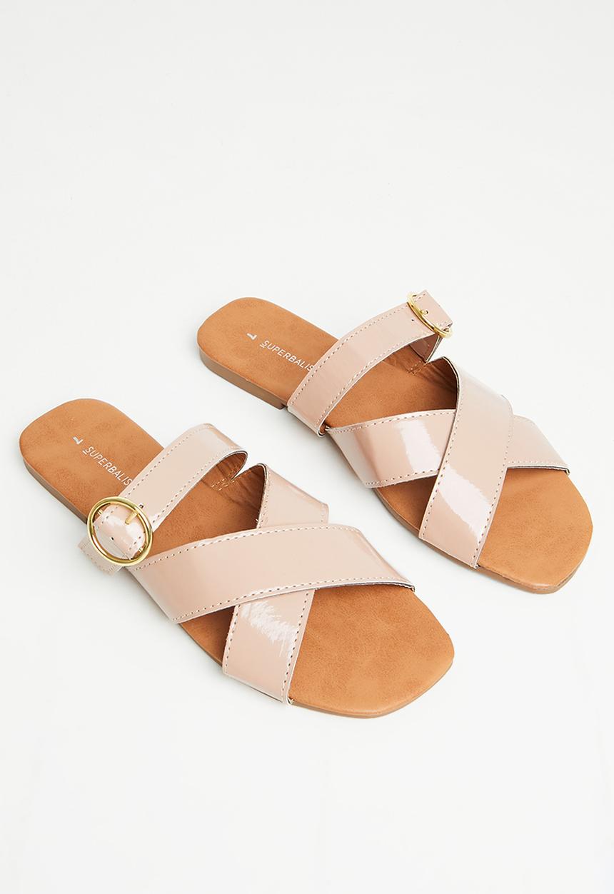 Superbalist - Gracie buckle slide - natural