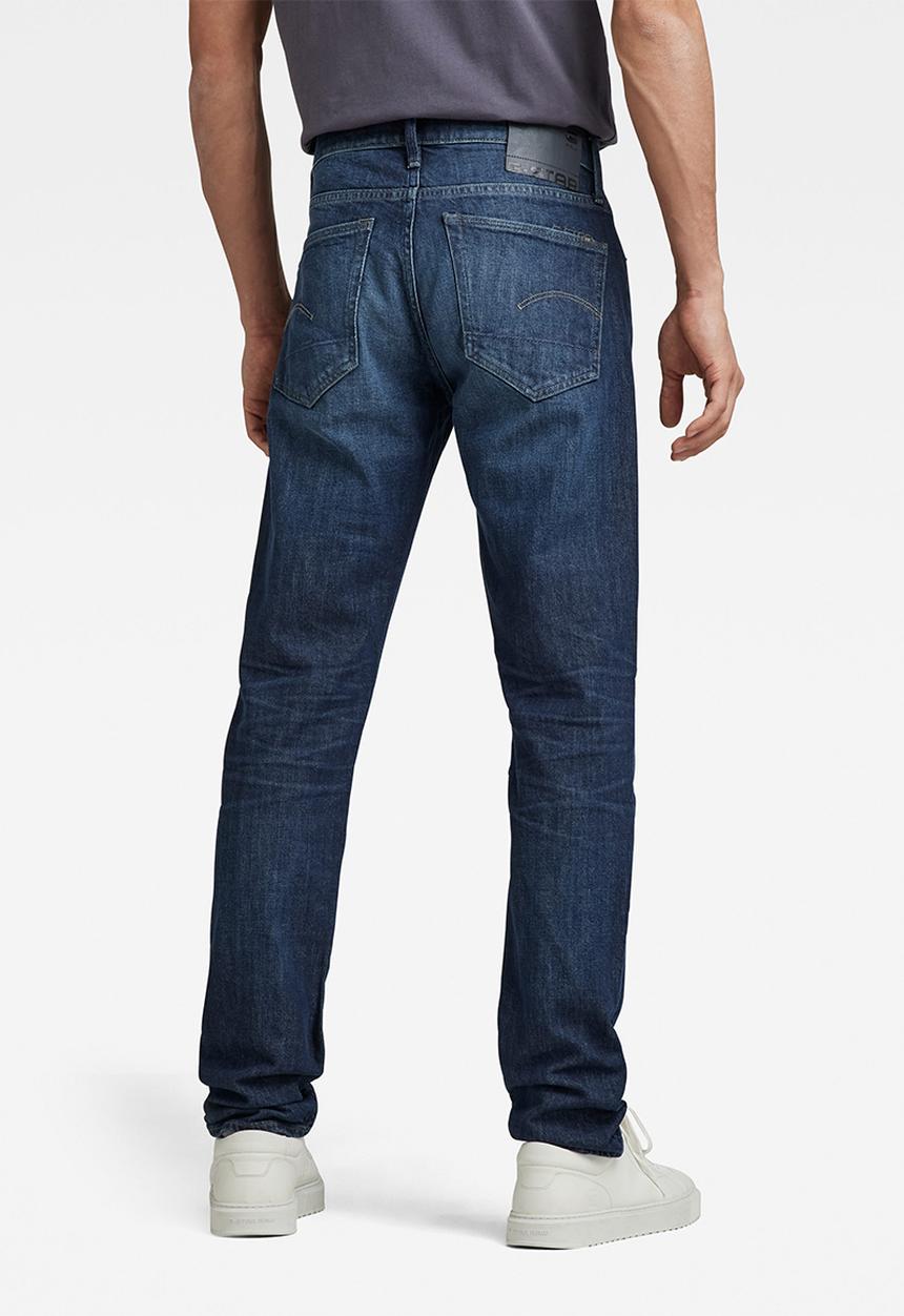 G-STAR - 3301 slim - worn in ocean reef restored