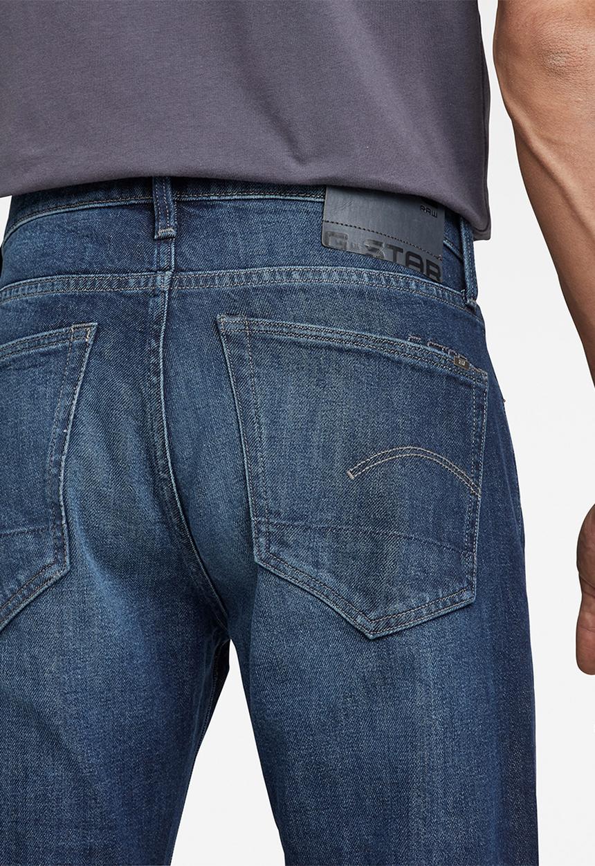G-STAR - 3301 slim - worn in ocean reef restored