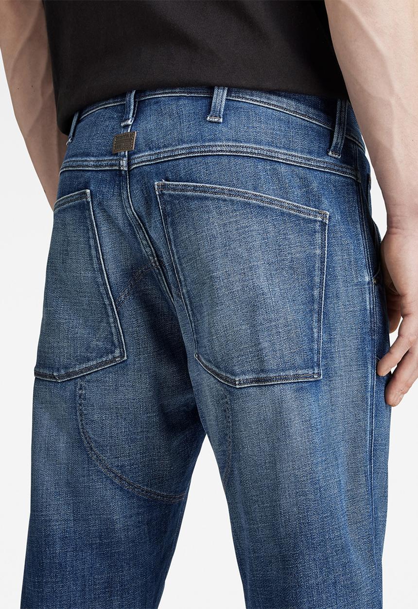 G-STAR - 5620 3d zip knee skinny - faded water