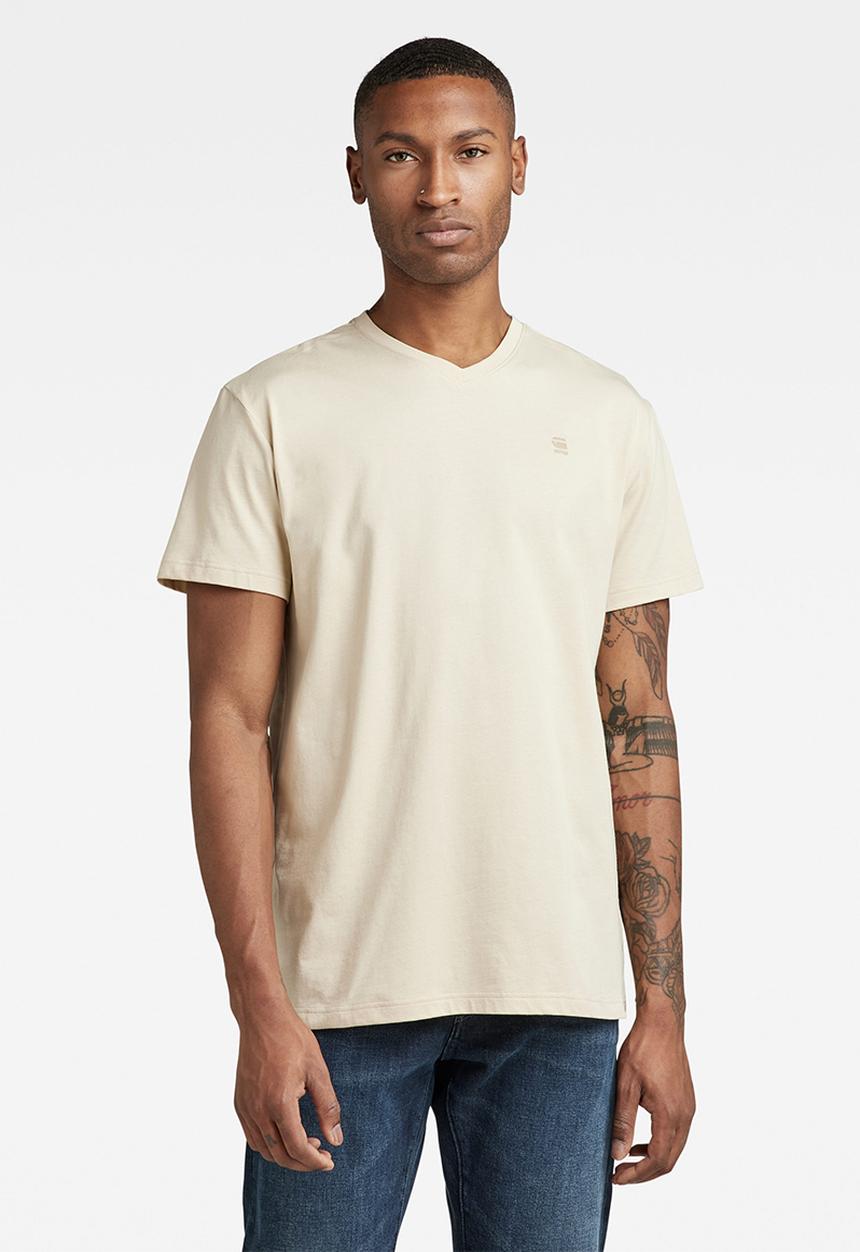 G-STAR - Base-s v t short sleeve - brown rice