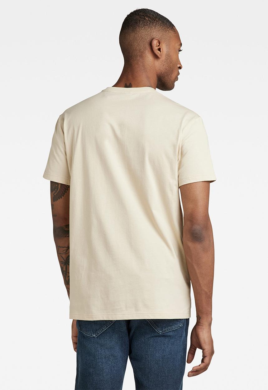 G-STAR - Base-s v t short sleeve - brown rice