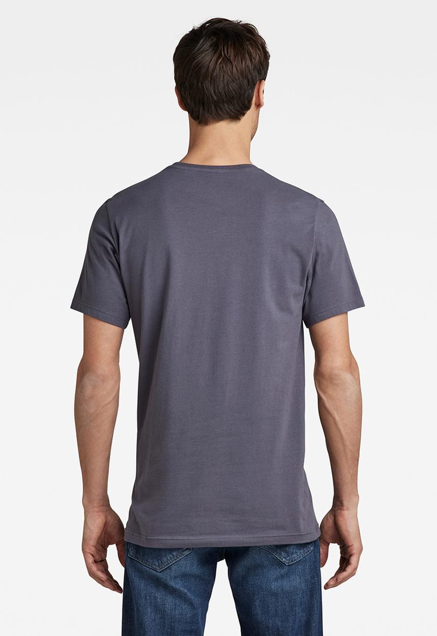 G-STAR - Slim base r t short sleeve - fantem blue