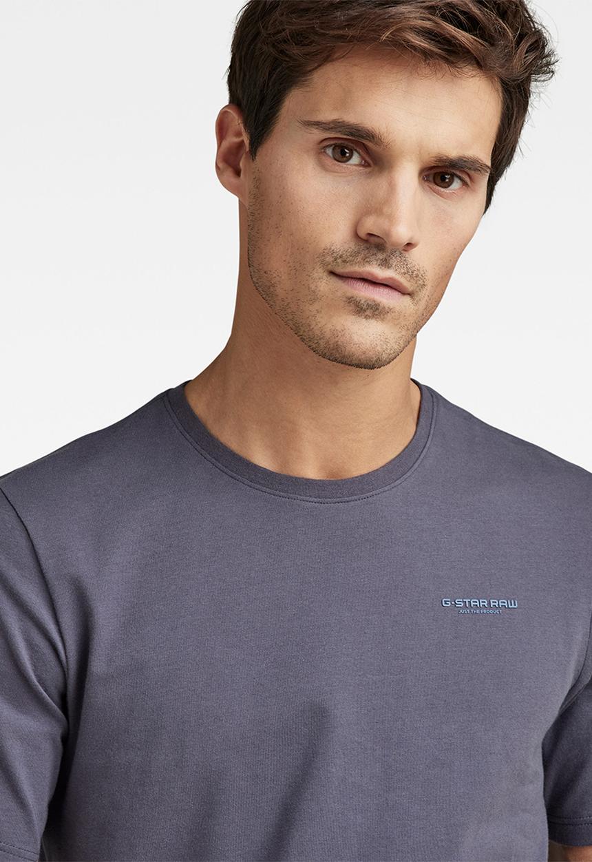 G-STAR - Slim base r t short sleeve - fantem blue