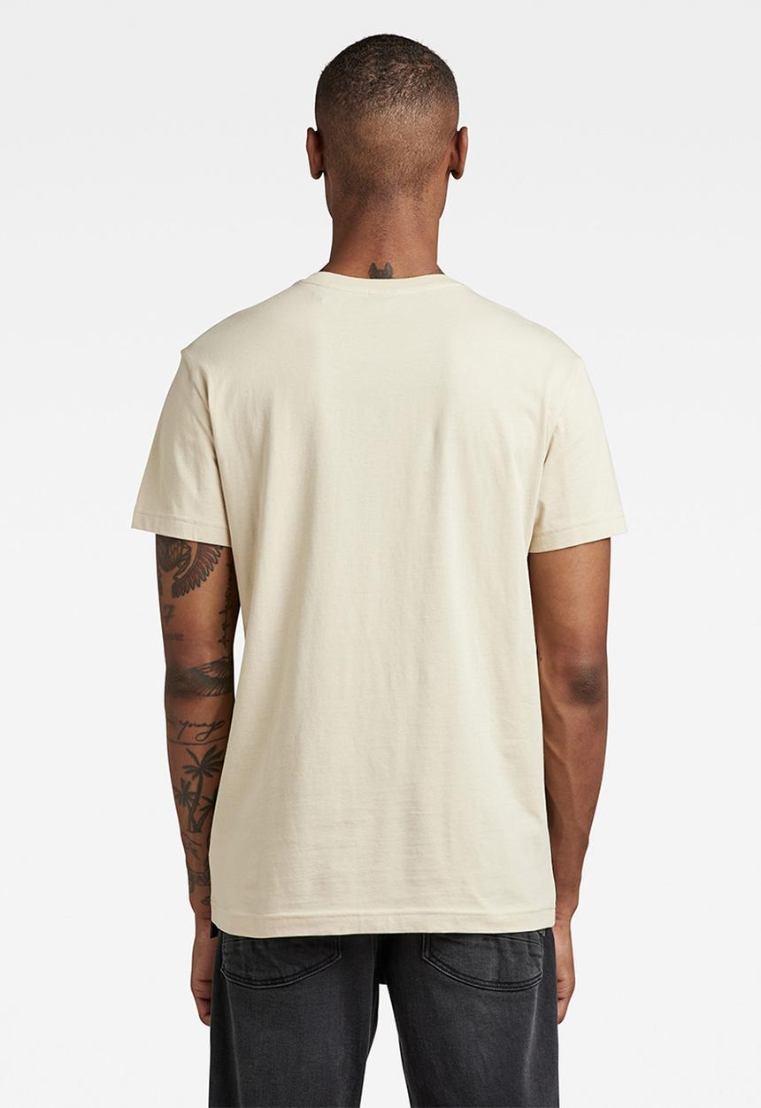 G-STAR - Logo tape r t - brown rice