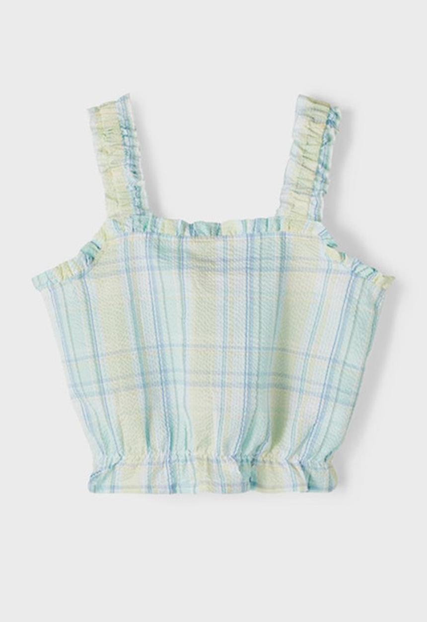 Name It - Girls cropped top - green