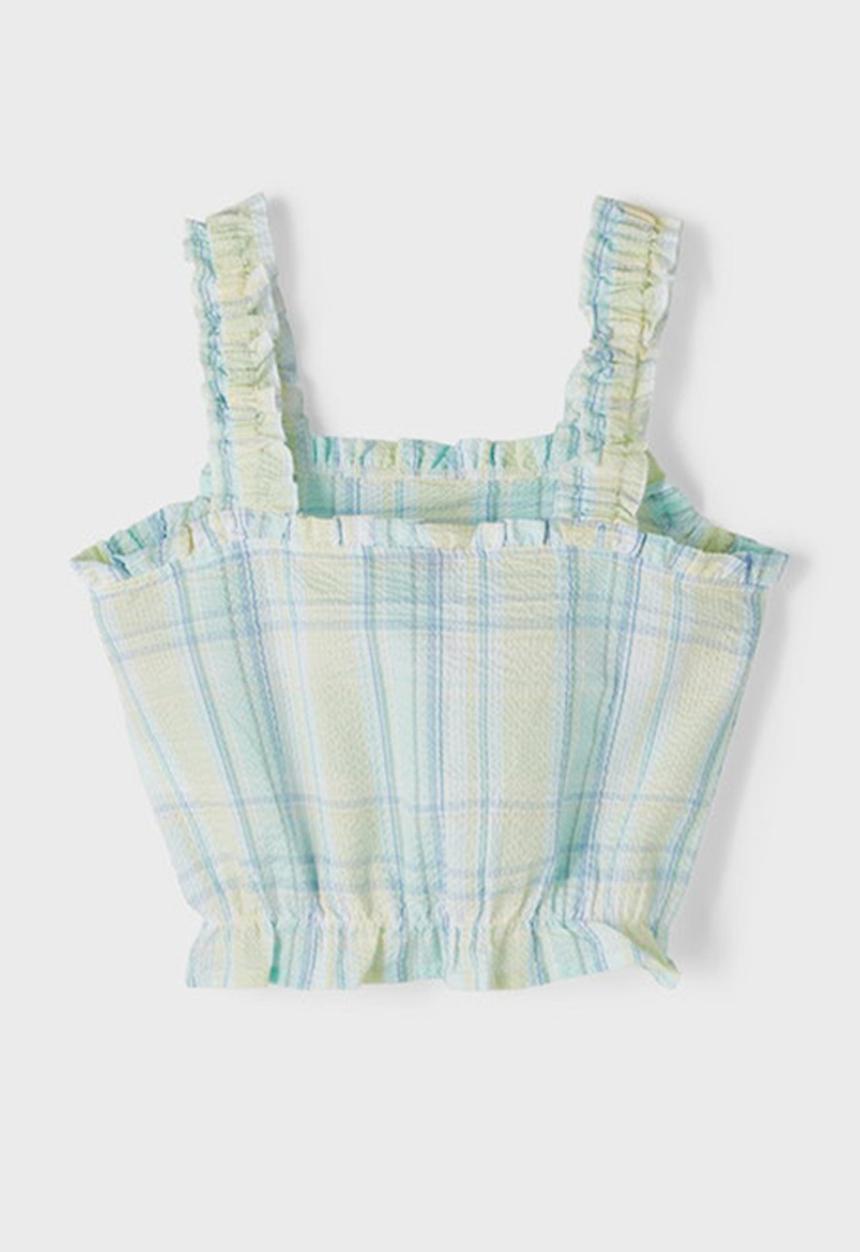 Name It - Girls cropped top - green
