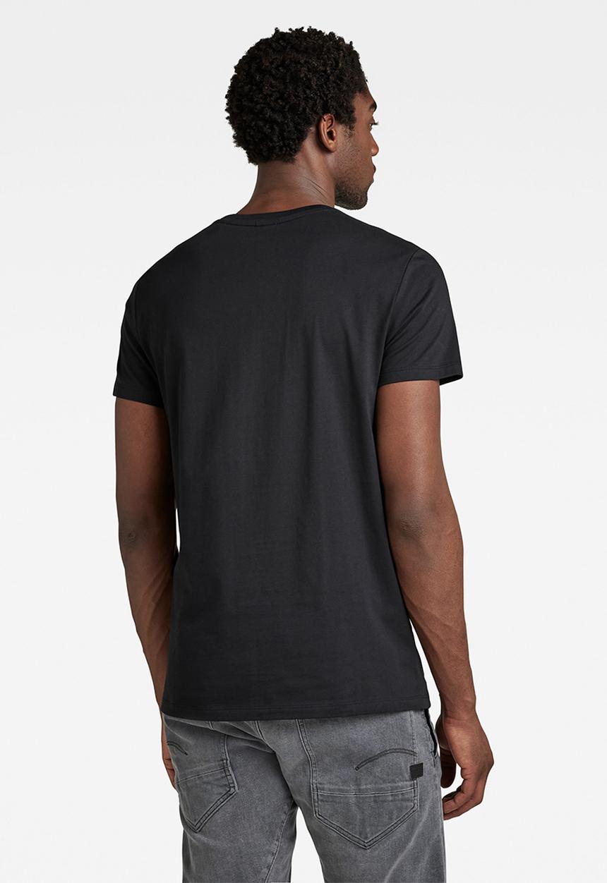 G-STAR - Flock gr r t - dark black