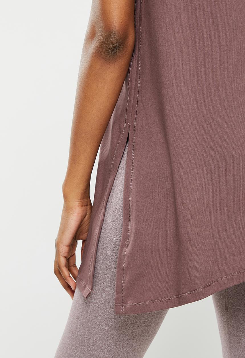 PUMA - Maternity studio oversized tee - dusty plum